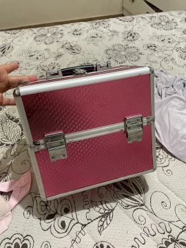 Maleta de Maquiagem Rosa