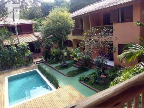 Pousada com 12 dormitórios à venda, 550 m² por R$ 3.850.000,00 - Arraial d' Ajuda - Porto 