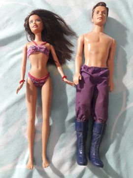 Boneca barbie + ken mattel 1999