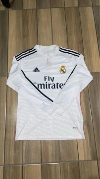Camisa Manga Longa Real Madrid Retrô 2014/2015