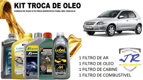 Kit Troca de Óleo e Filtros