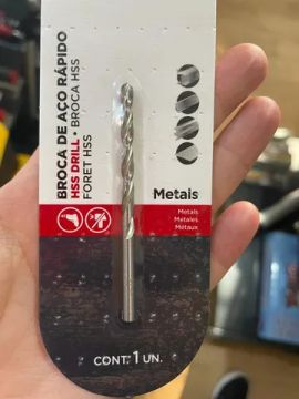 Broca Aço Rápido para Metais 3mm Cortag 60026