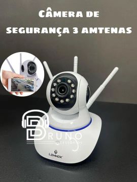 Câmera de Segurança 3 Antenas - Segurança Total para sua Casa