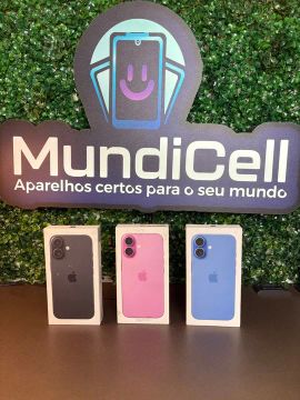 iPhone 16 128gb - Novo - Diversas Cores 1 ano de garantia Apple 