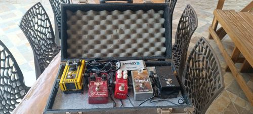 Set de pedais para guitarra 