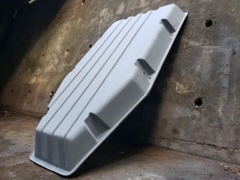 Capota Teto Fibra Trator Rolo Compactador Carregadeira