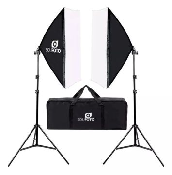 Kit Iluminação Fotografia 2 Softbox