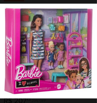 Boneca Barbie escola! Nova na caixa.