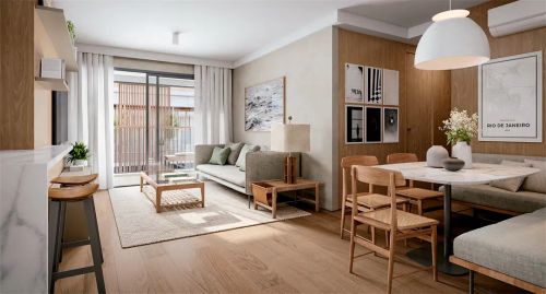 Imóvel para venda possui 70 metros quadrados com 2 quartos em Gávea - Rio de Janeiro - RJ