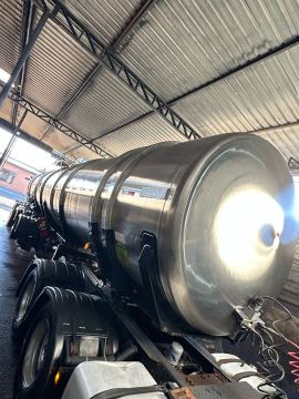 Carreta Tanque Inox 45m3 Vanderleia Combustivel Químico 2008/2009