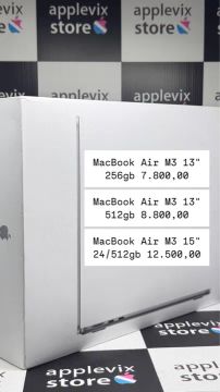 MacBook Air M3 13'' 256gb Novo