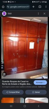Guarda-Roupas de Casal em Madeira Maciça