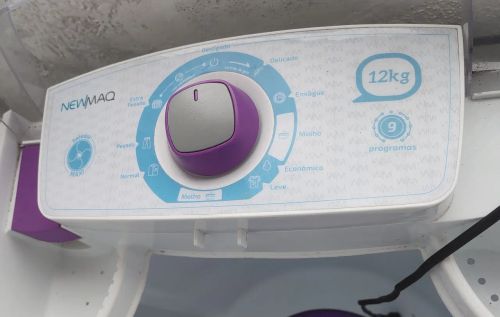 Máquina de Lavar Roupa Newmaq 12kg 9 Programas