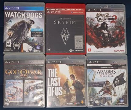 JOGOS PS3 - 250 6 JOGOS OU 50 REAIS CADA JOGO.