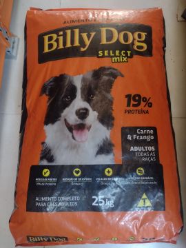 Ração Billy Dog Select Mix 25kg para cães adultos