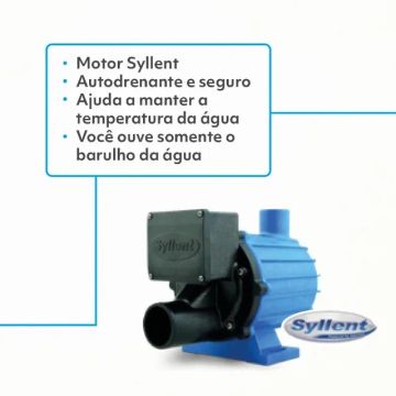 Bomba de hidromassagem (nova) MB63E0115  1/2 CV mono 220V A super silenciosa e relaxante