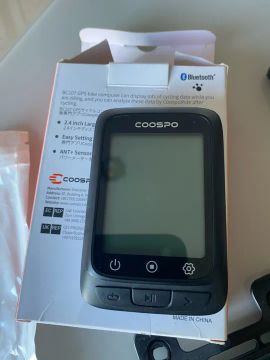 GPS Ciclismo Coospo na caixa 