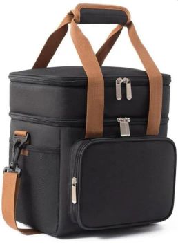 Bolsa Térmica Dupla para Lanches e Bebidas