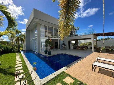Casa para Venda em Salvador, Alphaville II, 4 dormitórios, 4 suítes, 7 banheiros, 4 vagas