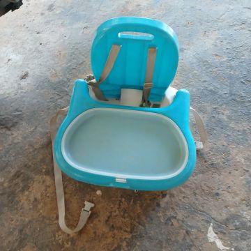 Cadeira de Alimentação Infantil Azul