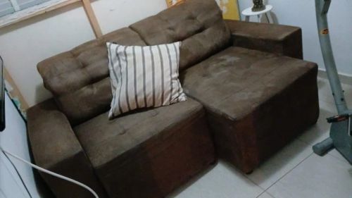 Sofá Retrátil / Sofá-Cama - Confortável e Espaçoso!