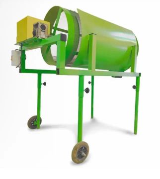 Prensa e peneira elétrica para produção de tijolos ecológico 