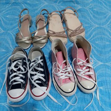 4 pares de tênis -  femininos