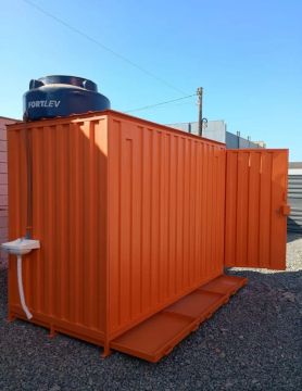 Containers almoxarifado para depósito de tintas e outros itens