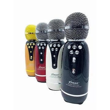 Microfone Bluetooth Sem Fio Karaokê Usb Fm Micro Sd Ws-900
