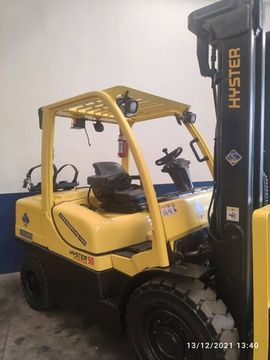 Empilhadeira Hyster H90FT, Ano 2014, GLP, Torre Duplex