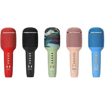 Microfone Bluetooth Sem Fio Karaokê Usb Fm Micro Sd Ws-900