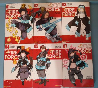 Mangás Fire Force - Volumes 1-7