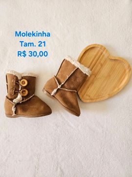 Bota infantil marca Molekinha Tam. 21