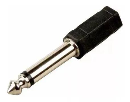 Conector Emenda Adaptador P2 Fêmea x P10 Macho mono