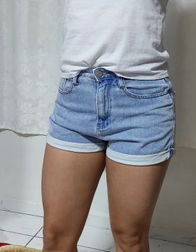 Shorts jeans feminino 