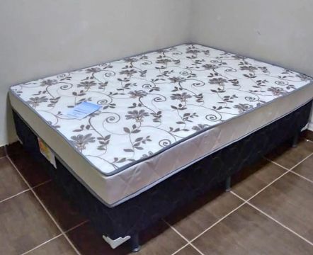Cama Box Casal com espuma selada d28 