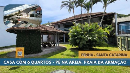 CASA COM 6 QUARTOS - PÉ NA AREIA, PRAIA GRANDE, PENHA