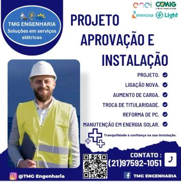 Precisando de Eletricista? Aumento de carga, Ligação Nova, Provisório de obras? ENEL/LIGHT