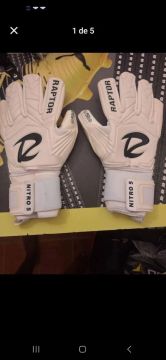 Luvas de Goleiro Raptor Nitro 5 e N1 horis azul