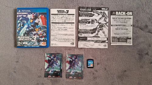 Gundam Breaker 3, original, japones, completo, Sony PS Vita