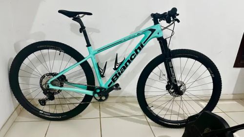 MTB Bianchi Methanol CV RS - Shimano XT - Potenciômetro - Sidi Ultimate - DT Swiss