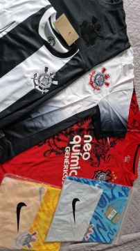 Camisas - Corinthians,  Palmeiras, Flamengo, Vasco, Botafogo e outros times