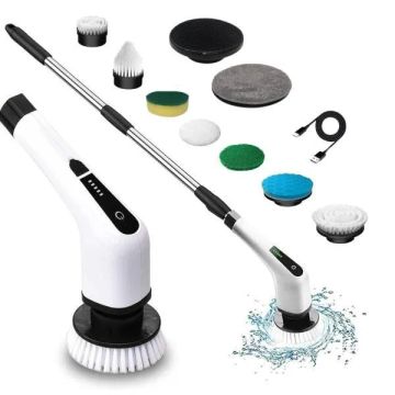Escova Elétrica de Limpeza | Chega de Sofrer com Faxina Pesada!