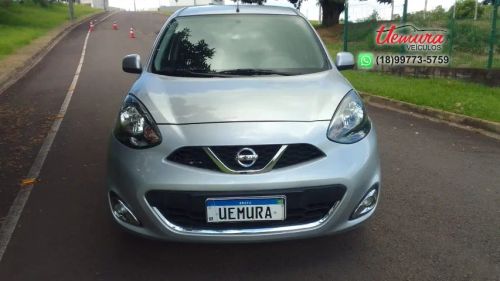 Nissan/ March 1.6 SL - 2015/2015 - Flex - Prata