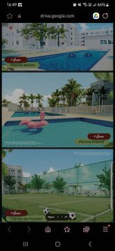 Condomínio com Lazer Completo - Piscina Adulto e Infantil