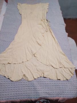 Vestido Longo Bege - Casual e Elegante