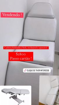 Cadeira hidráulica stek seminova .