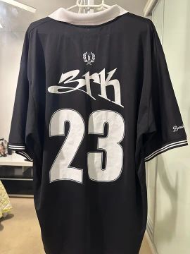 Camiseta Baruk Sport G - Preta e Branca