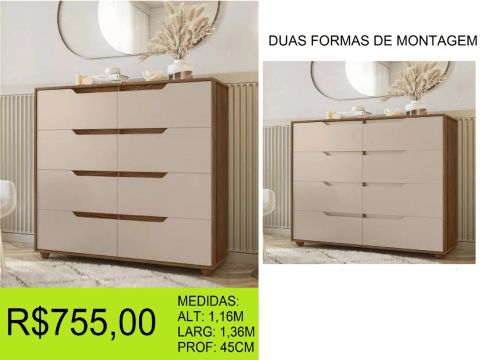 Cômoda a pronta entrega 