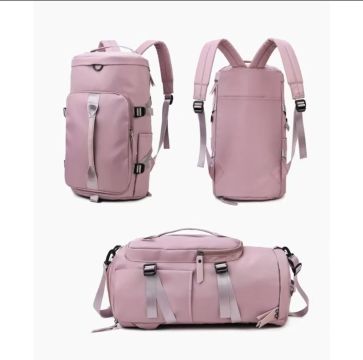 Mochila de Viagem 3 em 1 Rosa - Backpack, Bolsa de Ombro e Mala de Mão